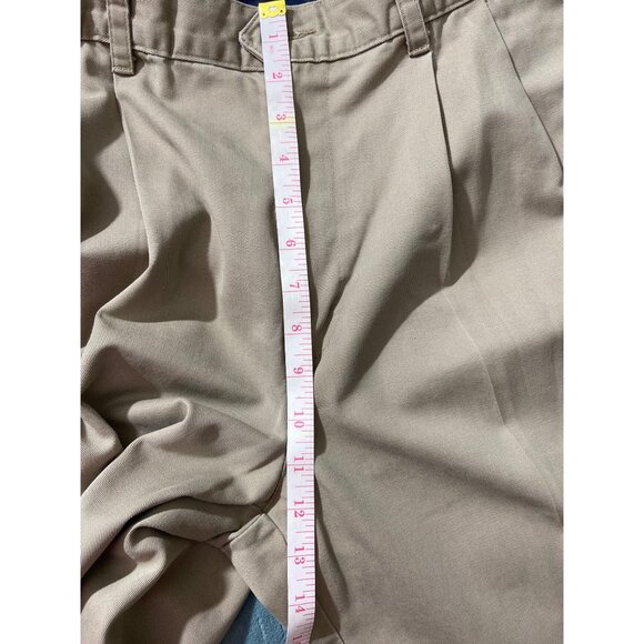 Dockers Men Khaki Beige W36 L38 Pleated Classic Fit No Wrinkle Preppy Minimalist - Picture 10 of 10